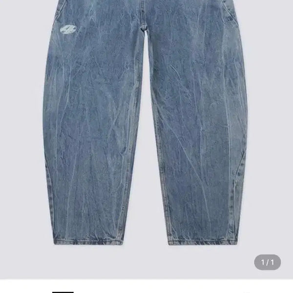 [BUNJANG] Ader Error Bump Jeans Sky Blue A4 Size / 아더에러 범프진 스카이블루 A4 사이즈(Bump jeans)