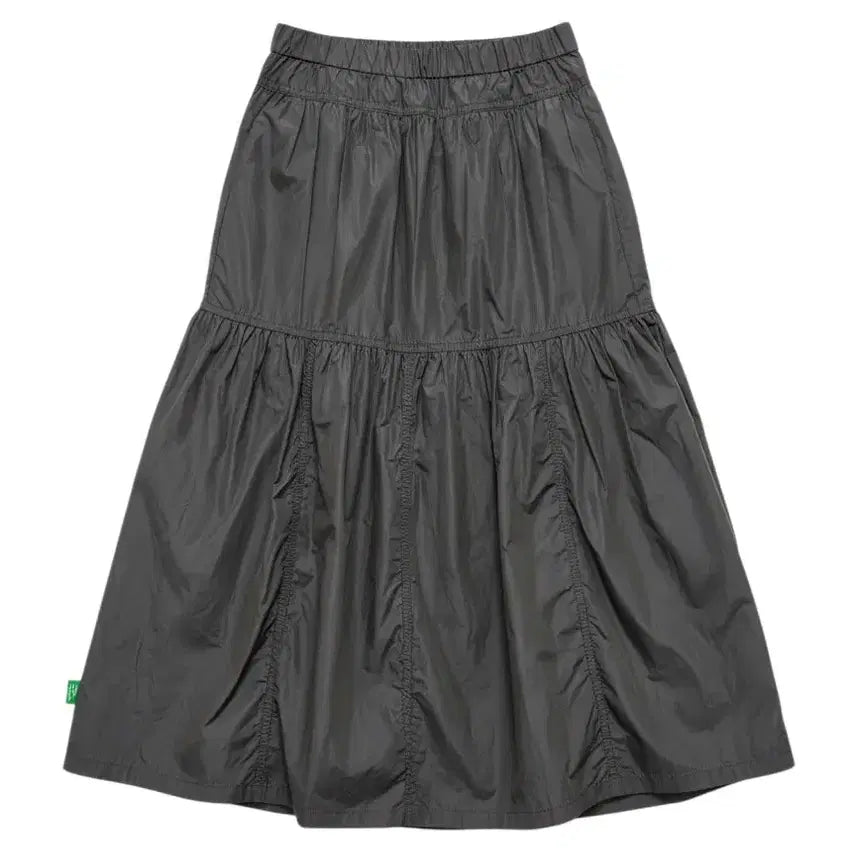 [BUNJANG] PRIVE Women's Nylon Long Skirt with Back Banding / 여성F/ PRIVE 뒷밴딩 나일론 롱스커트