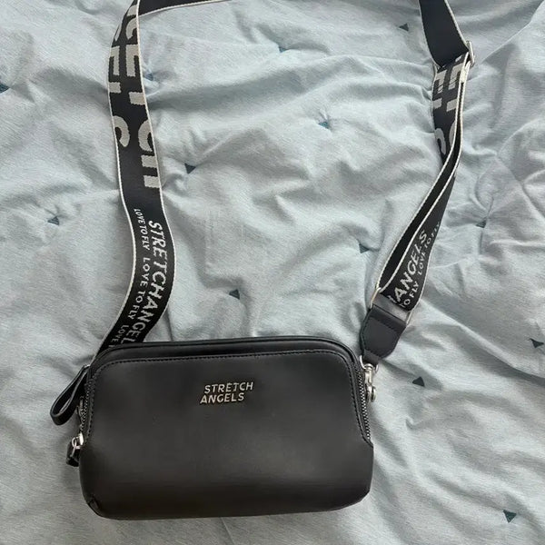 [BUNJANG] Stretch Angels Black Crossbody Bag / 스트레치엔젤스 가방 블랙