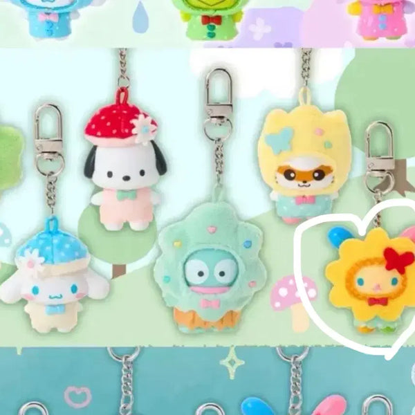 [BUNJANG] Sanrio Chibitomo Forest Friends Usahana Keychain / 산리오 치비토모 숲속친구들 우사하나 키링