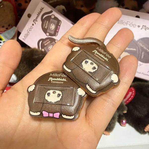 [BUNJANG] Milfy x Monchhichi Powder Puff Mini (2 Count) / 밀퓌 x 몬치치 파우더 퍼프 미니 (밀피) *2입