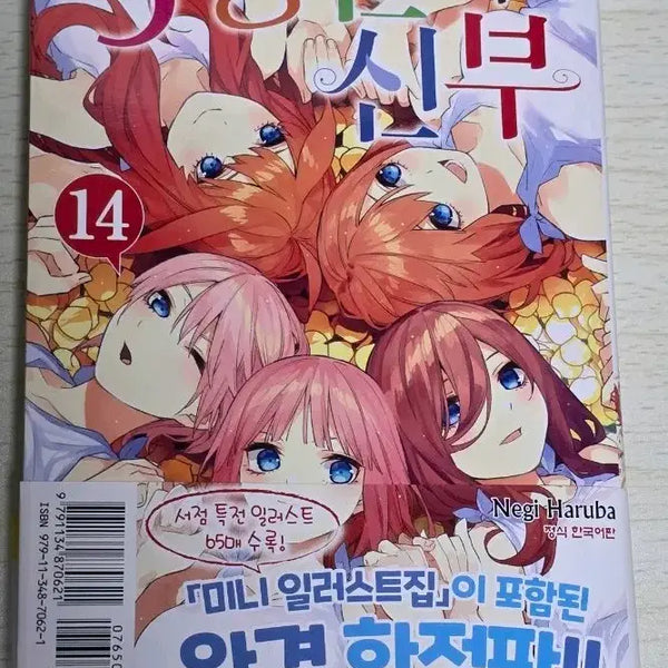 [BUNJANG] The Quintessential Quintuplets Vol. 14 (Complete Edition with Obi) / 5등분의 신부 14권(완결 한정판 띠지 존재)