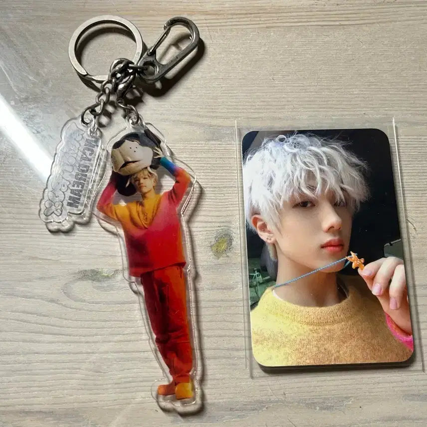 [BUNJANG] NCT Jisung Beatbox Acrylic Keyring & Photocard / 엔시티 지성 비트박스 키링&포카