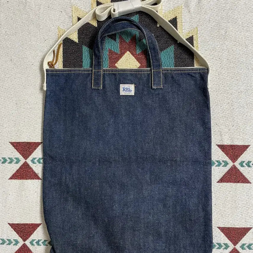 [BUNJANG] RRL Denim Two-Way Tote Bag / RRL 데님 투웨이 토트백