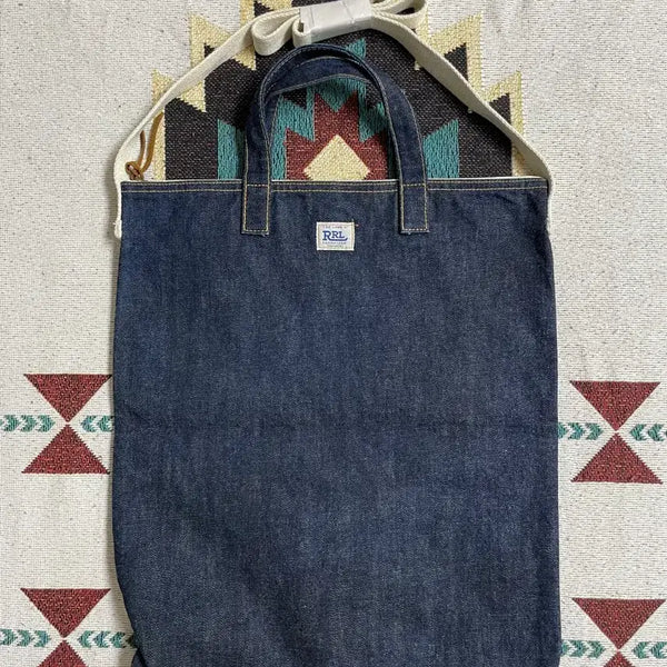 [BUNJANG] RRL Denim Two-Way Tote Bag / RRL 데님 투웨이 토트백
