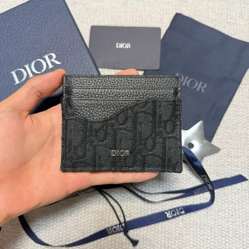 [BUNJANG] Dior Oblique Saddle Card Holder / 디올 오블리크 새들 카드지갑 [새상품급]