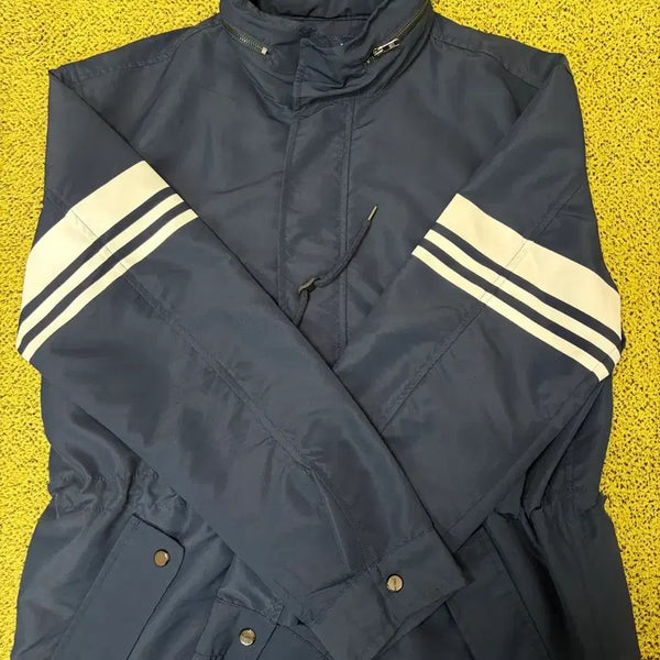 [BUNJANG] ZARA MAN Navy Stripe Windbreaker Jacket L / ZARA MAN 네이비 스트라이프 바람막이 L