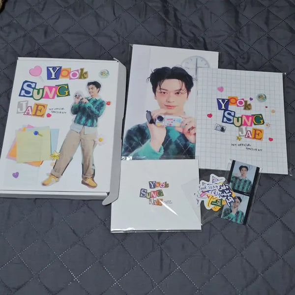 [BUNJANG] BTOB Yook Sung-jae 1st Generation Fan Kit / 비투비 육성재 1기 팬키트 팬클럽키트 ( 포토북,투명필름,스티커팩 등