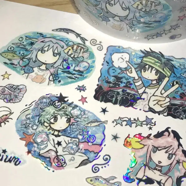 [BUNJANG] Amusute Kiss Cut Sticker Set / 아무스튜 키스컷 2종 세트 띵