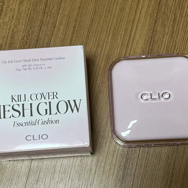 [BUNJANG] CLIO Kill Cover Mesh Glow Essential Cushion SPF50+ PA++++ 19C Light (Refill Not Included) / 클리오 킬커버 메쉬 글로우 에센셜 쿠션 19c 라이트