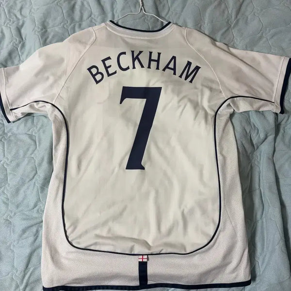 [BUNJANG] England David Beckham #7 Retro Jersey 2001-2003 Size 100 / 01-03 잉글랜드 베컴 7번 유니폼 100