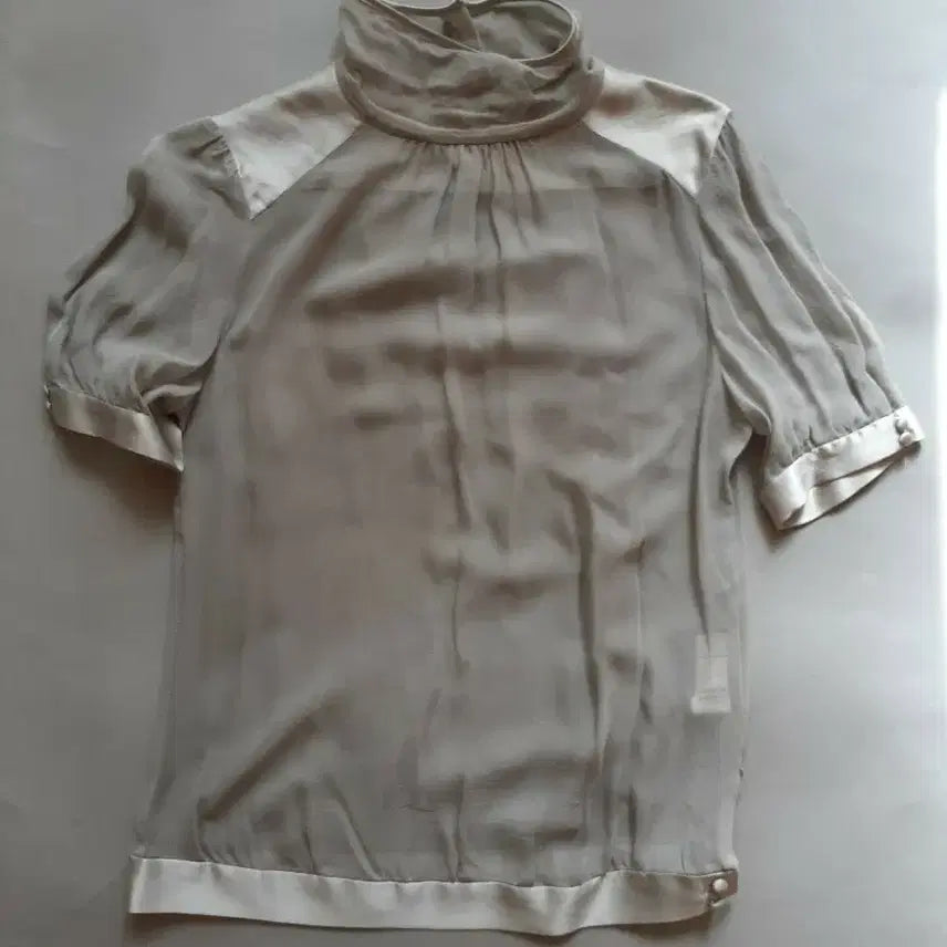 [BUNJANG] SJSJ Silk Blouse with Inner Slip / 한섬 에스제이에스제이 sj 실크 블라우스 새상품