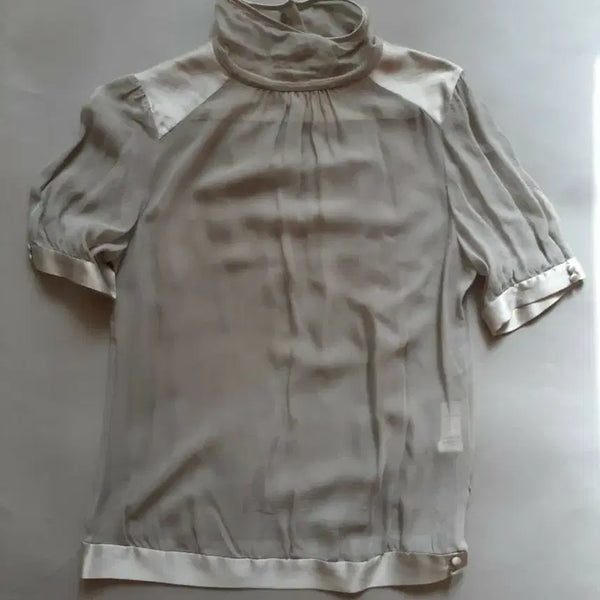 [BUNJANG] SJSJ Silk Blouse with Inner Slip / 한섬 에스제이에스제이 sj 실크 블라우스 새상품