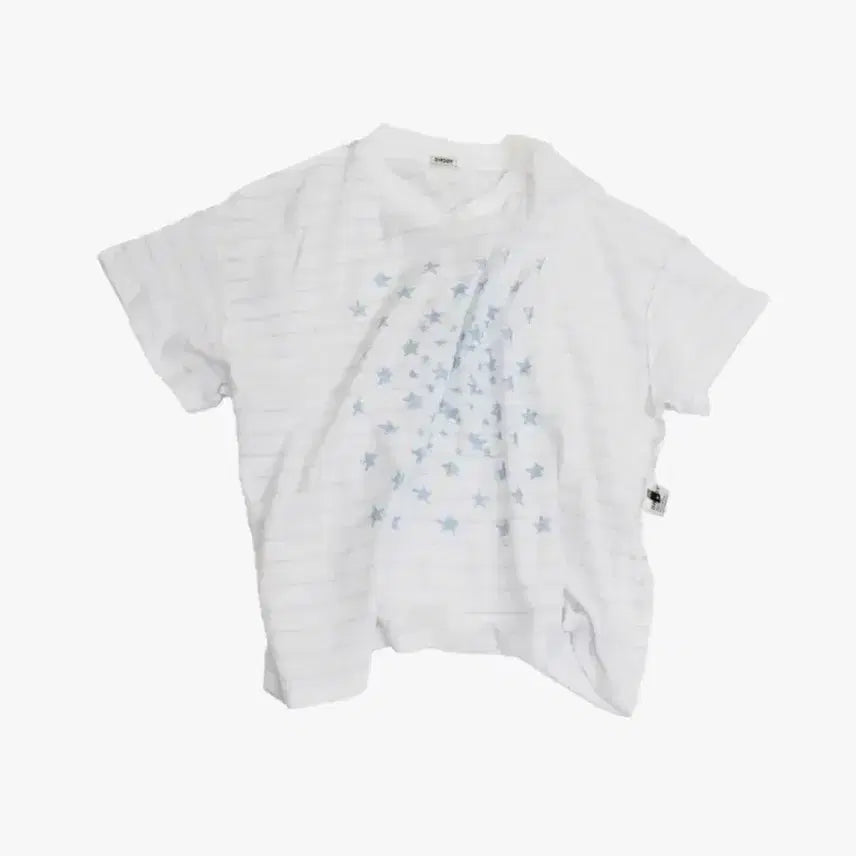 [BUNJANG] Dirddy Star Stripe T-shirt (Size S) / dirddy 더디 스타 스트라이프티 s사이즈