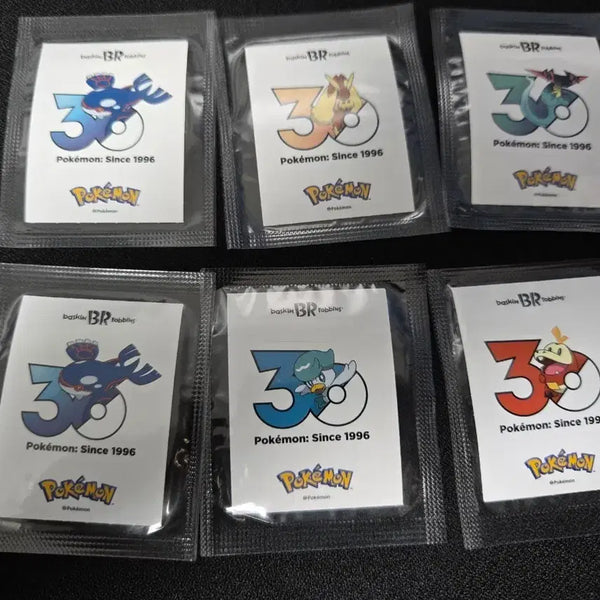 [BUNJANG] Baskin-Robbins Pokemon 30th Anniversary Sticker Sheet / 배스킨라빈스 포켓몬 30주년 스티커 띠부씰 팝니다