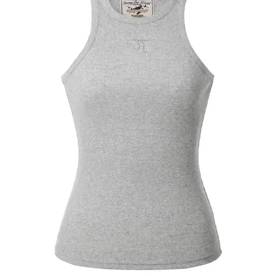 [BUNJANG] Three Times Jewel Tank Top Mélange Grey / (M) 쓰리타임즈 쥬얼탱크탑 멜란지그레이