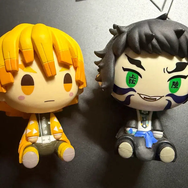 [BUNJANG] Demon Slayer Zenitsu & Kaigaku Chokonokko Ichiban Kuji D Prize Figure Set / 귀멸의칼날 젠이츠 카이가쿠 초코노코 / 제일복권 쿠지 D상