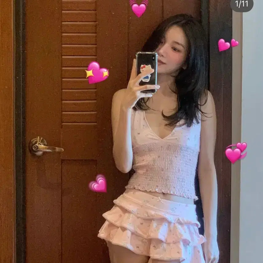 [BUNJANG] Glowny Sleeveless Top - Size S / 글로니 나시 슬리브리스  S