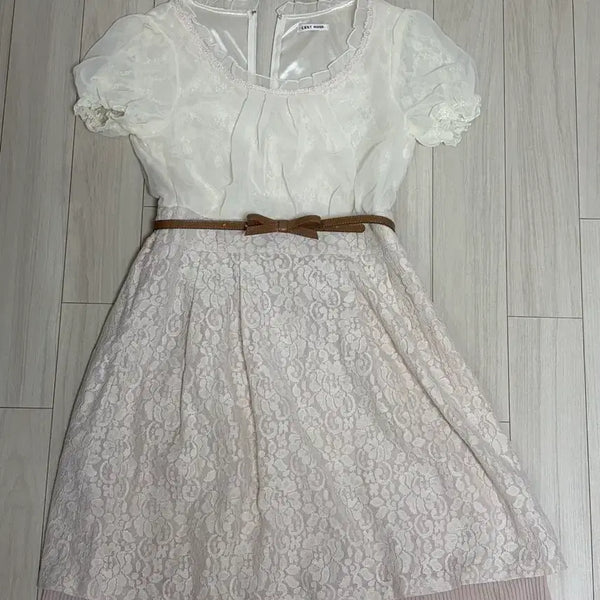 [BUNJANG] L'est Rose Vintage Dress / 일본 빈티지 레스트로즈 Lest rose 원피스
