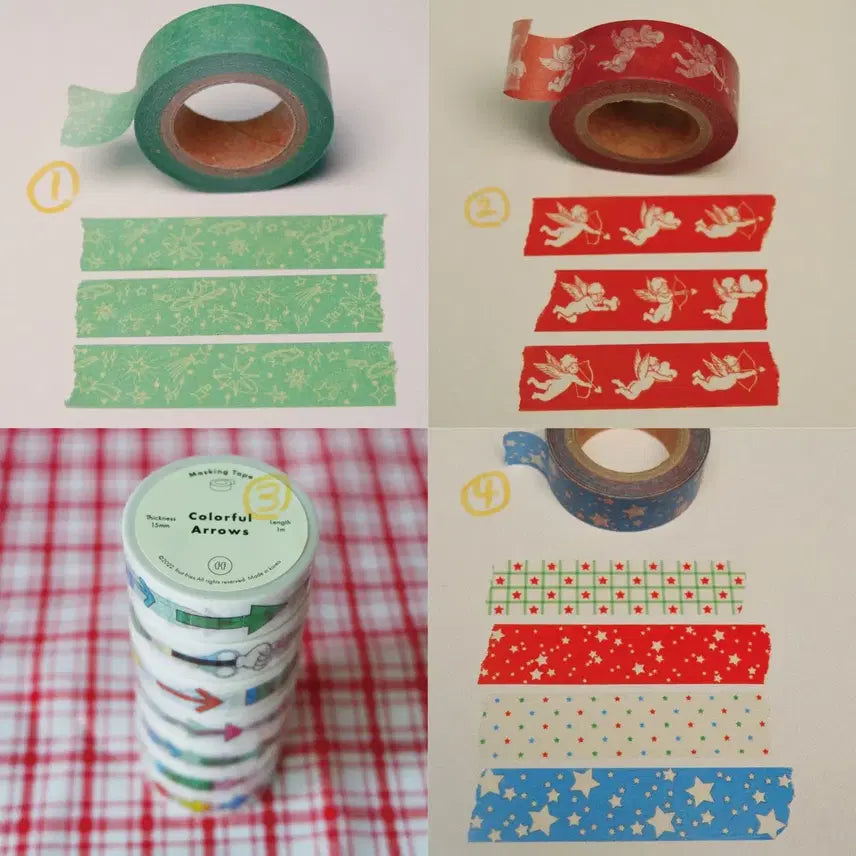 [BUNJANG] Fruits Fry Washi Tape / 후르츠후라이 마테띵