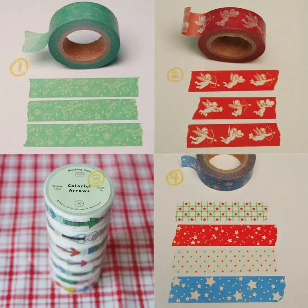 [BUNJANG] Fruits Fry Washi Tape / 후르츠후라이 마테띵