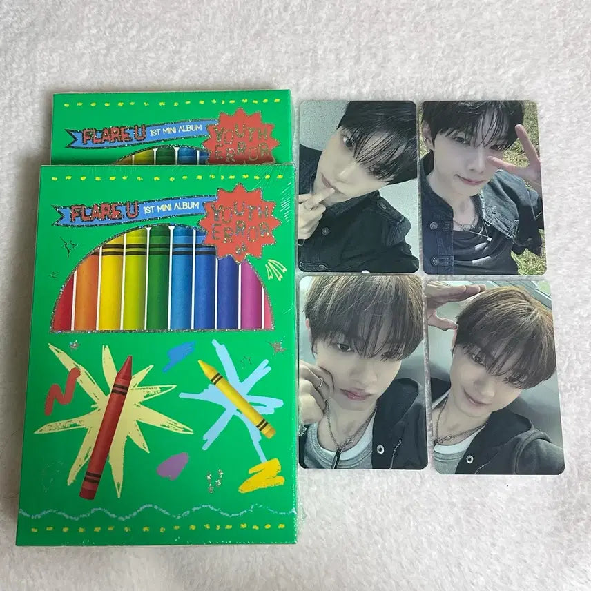 [BUNJANG] Flareu Kang Woojin Namoozshop Lucky Draw Photocard Set / 플레어유 최립우 강우진 네모즈샵 미공포 포카 flareu