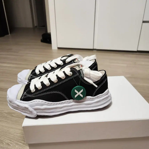 [BUNJANG] Maison Mihara Yasuhiro Peterson OG Sole Canvas Low Sneakers Black / [새상품/EU41] 메종 미하라 야스히로 피터슨 OG 로우 블랙