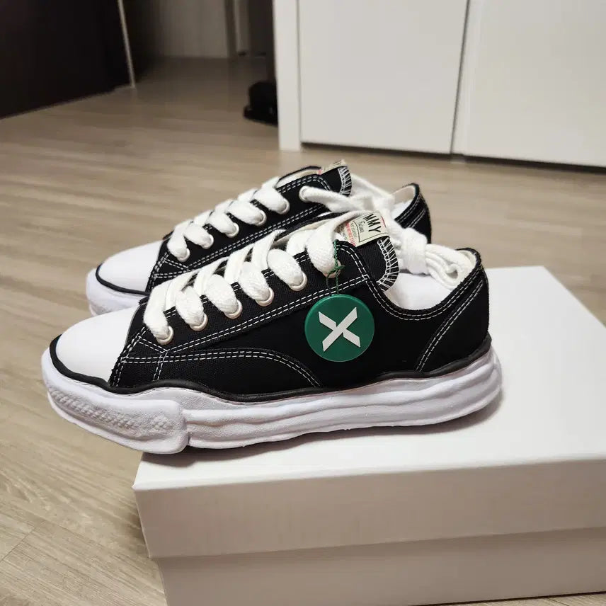 [BUNJANG] Maison Mihara Yasuhiro Peterson OG Low Canvas Sneakers Black EU 41 / [새상품/EU41] 메종 미하라 야스히로 피터슨 OG 로우 블랙