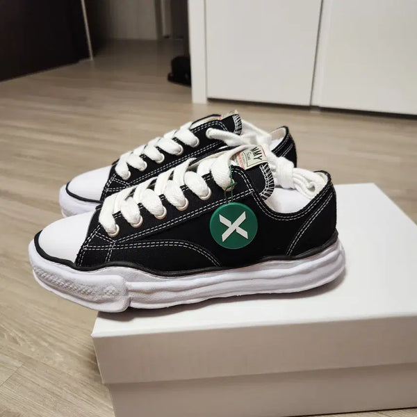 [BUNJANG] Maison Mihara Yasuhiro Peterson OG Low Canvas Sneakers Black EU 41 / [새상품/EU41] 메종 미하라 야스히로 피터슨 OG 로우 블랙