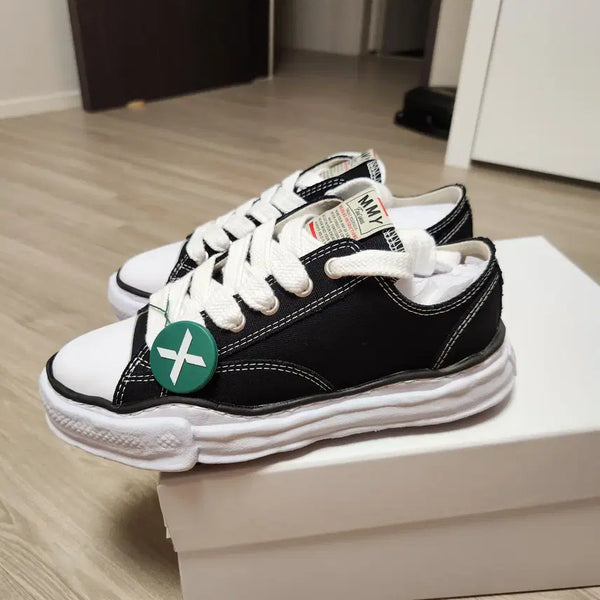 [BUNJANG] Maison Mihara Yasuhiro Peterson OG Low Black Canvas Sneakers EU 41 / [새상품/EU41] 메종 미하라 야스히로 피터슨 OG 로우 블랙