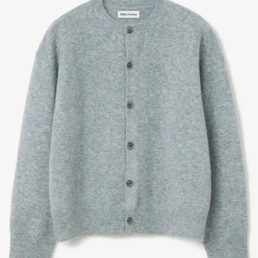 [BUNJANG] Milo Archive Crop Move Cardigan Blue Gray L / 밀로아카이브 크롭 무브 가디건 블루그레이 L사이즈
