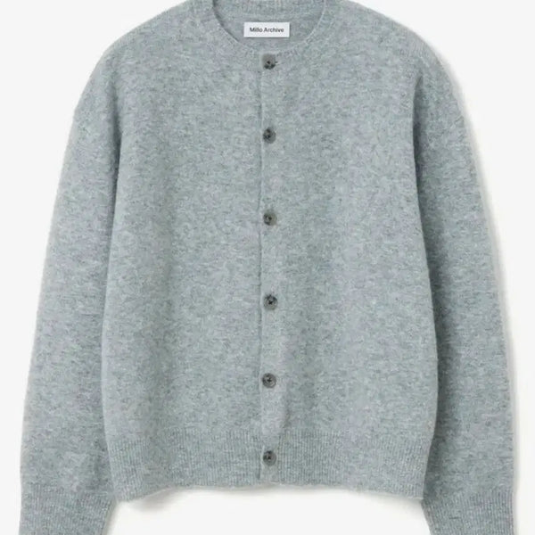 [BUNJANG] Milo Archive Crop Move Cardigan Blue Gray L / 밀로아카이브 크롭 무브 가디건 블루그레이 L사이즈