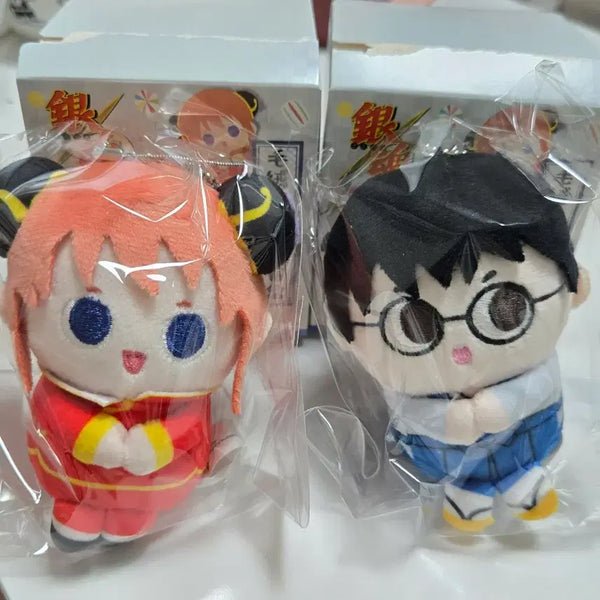 [BUNJANG] Gintama Kagura & Shinpachi "Two Hands Folded" Plush Set / (일괄) 은혼 고고굿즈 카구라 신파치 누이 / 중국 상하이 두손모아 인형