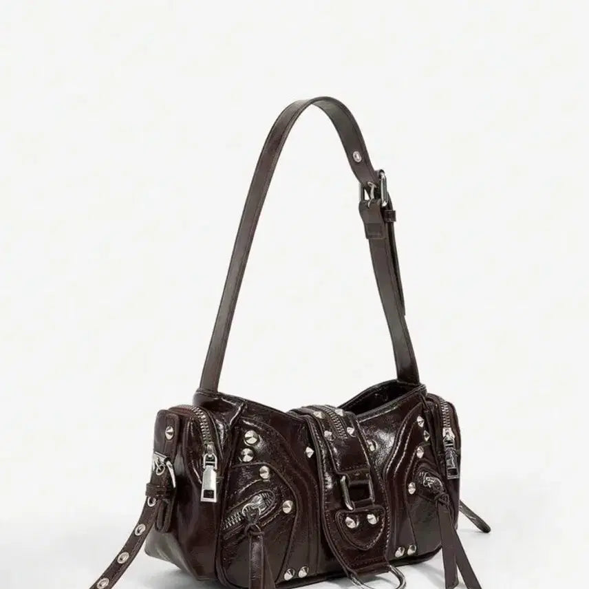 [BUNJANG] Gothic Punk Shoulder Bag / 숄더백 핸드백 고딕 펑크 서브컬쳐 지뢰계 멘헤라 락시크 고스코어