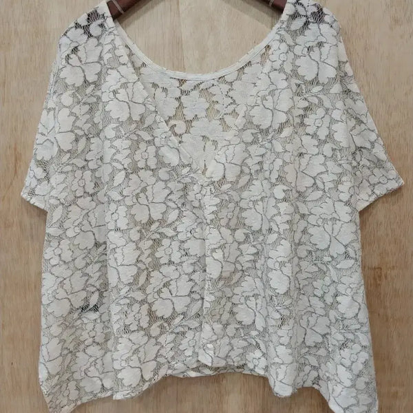 [BUNJANG] Stunning Lure Lace Cape Cardigan / 스터닝루어 레이스 케이프