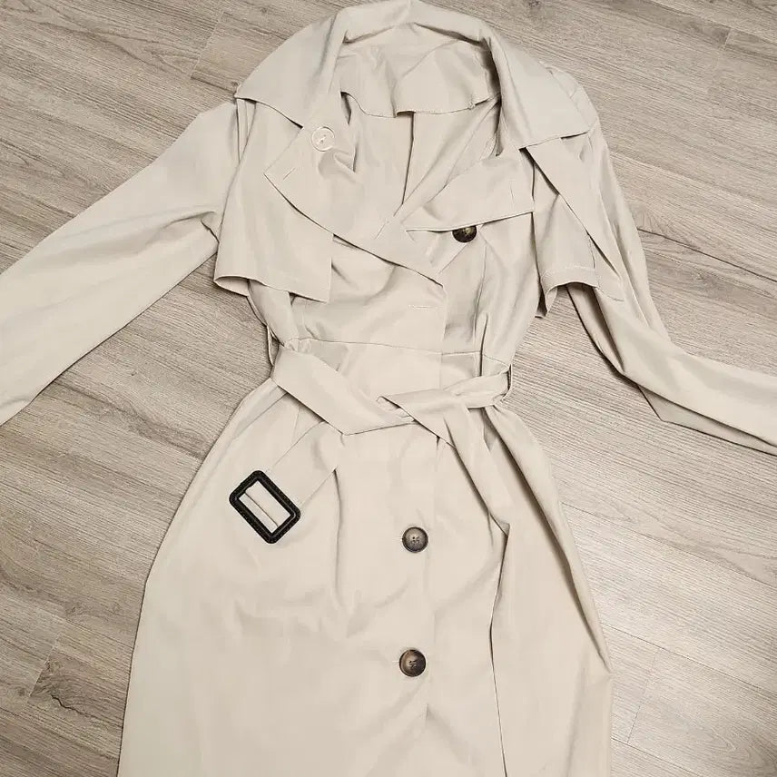 [BUNJANG] Beige Trench Coat / 베이지색 트렌치 코트