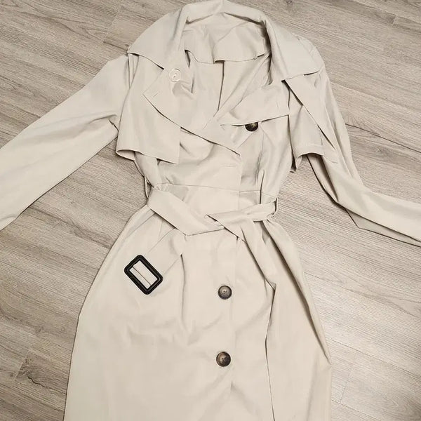 [BUNJANG] Beige Trench Coat / 베이지색 트렌치 코트