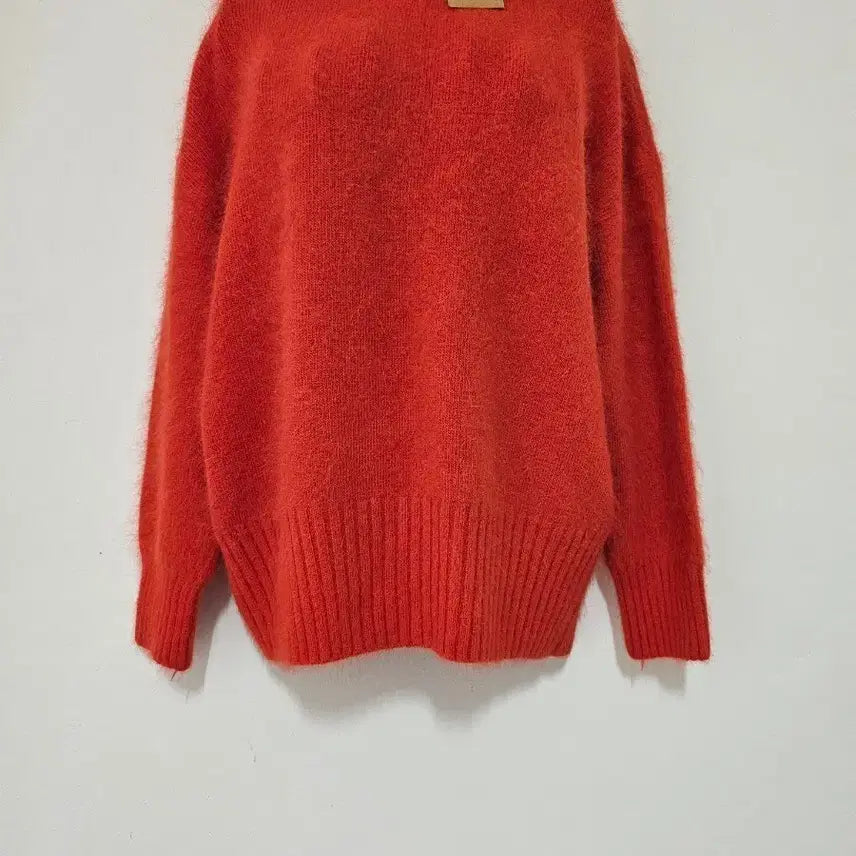 [BUNJANG] Maison de Blanc Mohair Cashmere Knit Orange / 메종드 블랑 모헤어 캐시미어 니트 오렌지  66. 새제품