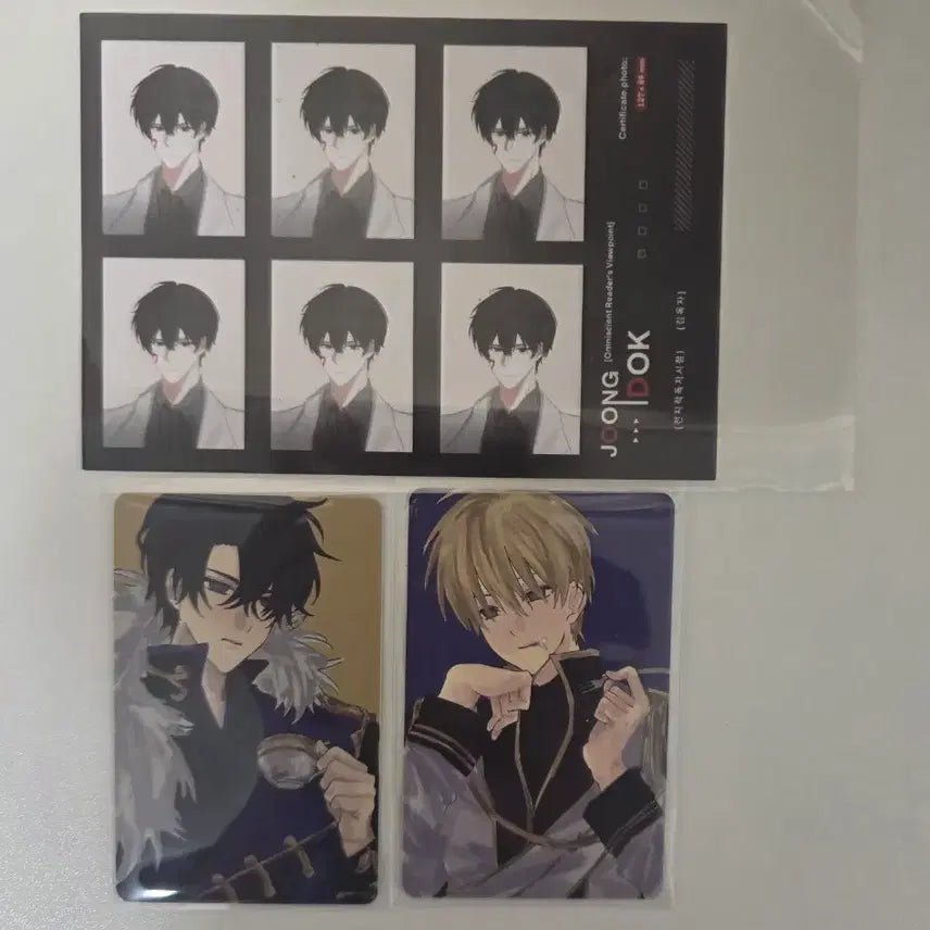 [BUNJANG] Omniscient Reader's Viewpoint Kim Dokja Yoo Joonghyuk Photocard & ID Photo Bundle Set / 전독시 비공굿 포카 증사 전지적 독자 시점 김독자 유중혁