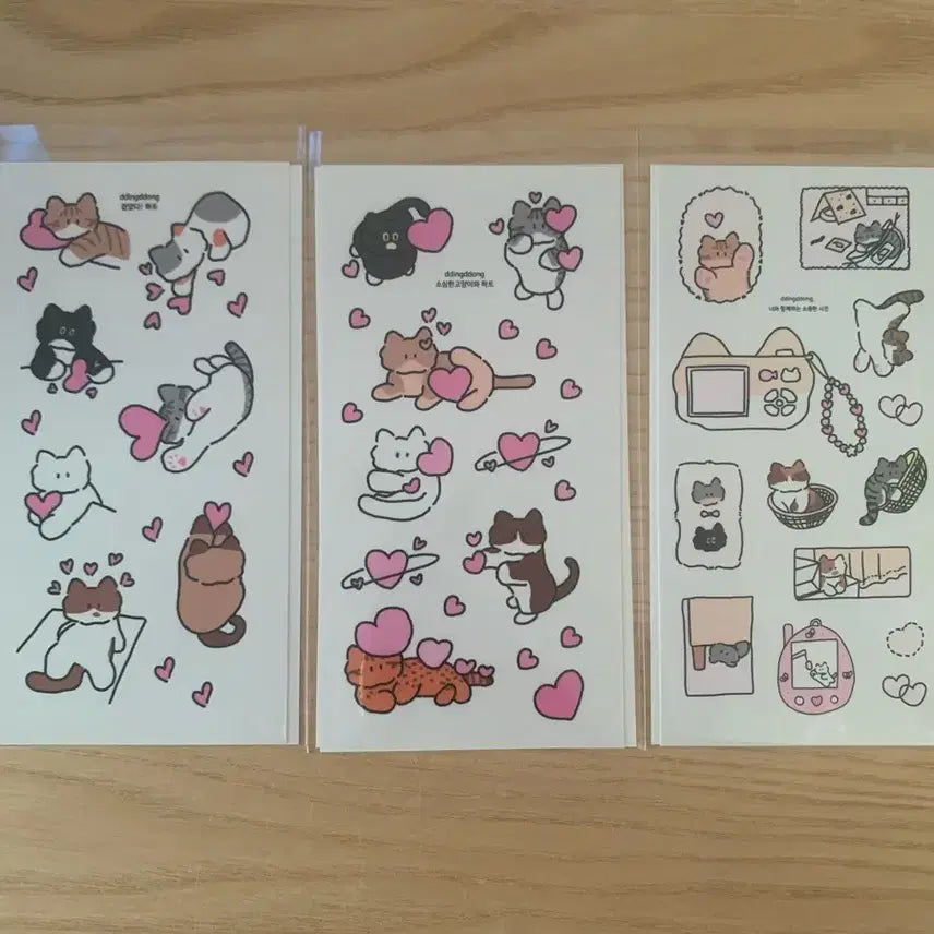 [BUNJANG] Dding Ddong 3 Sticker Set / <띵똥> 스티커 3장