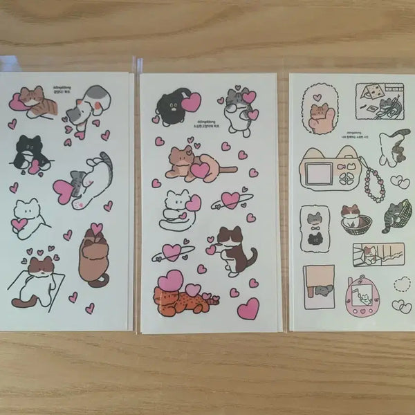 [BUNJANG] Dding Ddong 3 Sticker Set / <띵똥> 스티커 3장