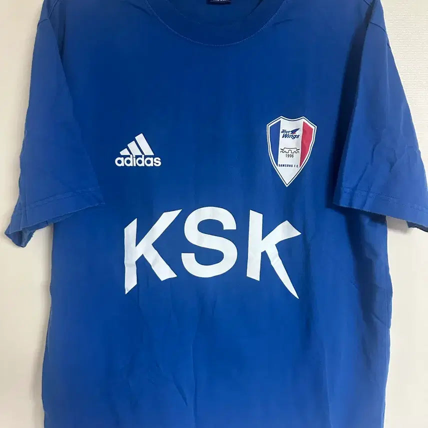 [BUNJANG] Suwon Samsung 2002 Super Cup Champions Football T-Shirt / 2002 수원삼성 슈퍼컵 우승 기념 축구 티셔츠