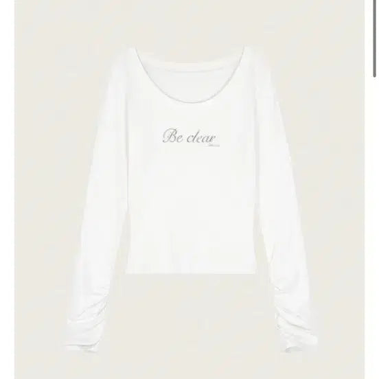 [BUNJANG] Clissier Be Clear Long Sleeve Top / 클리시어 클시 비클리어 롱슬리브 탑