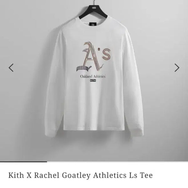 [BUNJANG] Kith x Rachel Cotterly Oakland Athletics Printing Long Sleeve (L) / KITH 키스 레이첼 고틀리 오클랜드 애슬레틱스 프린팅 롱슬리브 (L)
