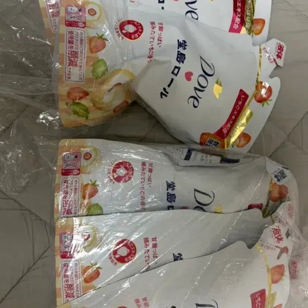 [BUNJANG] Dove Dojima Roll Strawberry Body Wash Refill (5 Pack) / 도브 도지마롤 딸기 바디워시 리필용 5개 팔아요