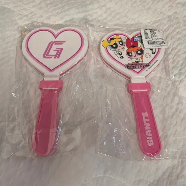 [BUNJANG] Powerpuff Girls x Lotte Giants Matching Item Bundle Set / 새제품/2개일괄/롯데자이언츠 파워퍼프걸 짝짝이