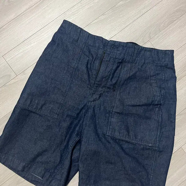 [BUNJANG] Engineered Garments 22SS Fatigue Shorts Indigo M / 앤지니어드가먼츠 22SS 퍼티그 쇼츠 인디고 M사이즈