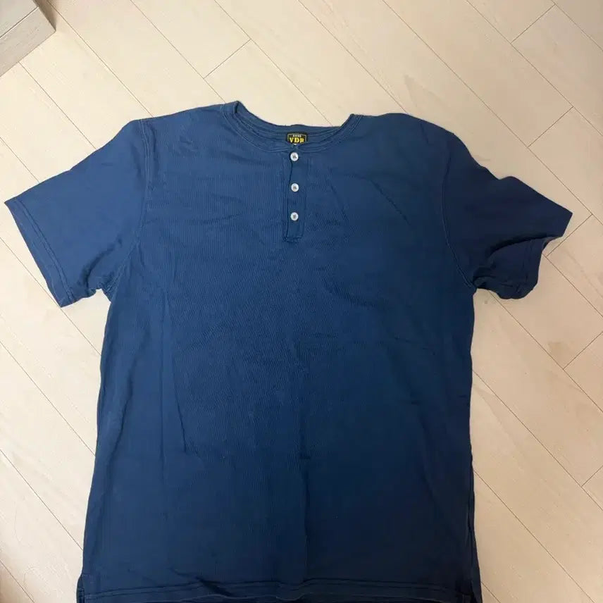 [BUNJANG] BZR Cozy Henly Neck Short Sleeve T-Shirt / 비지알 코지 헨리넥 반팔 m