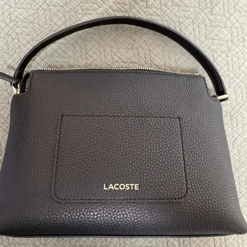 [BUNJANG] Lacoste Black Women's Tote Crossbody Bag / 라코스테 블랙 여성 토트 크로스백