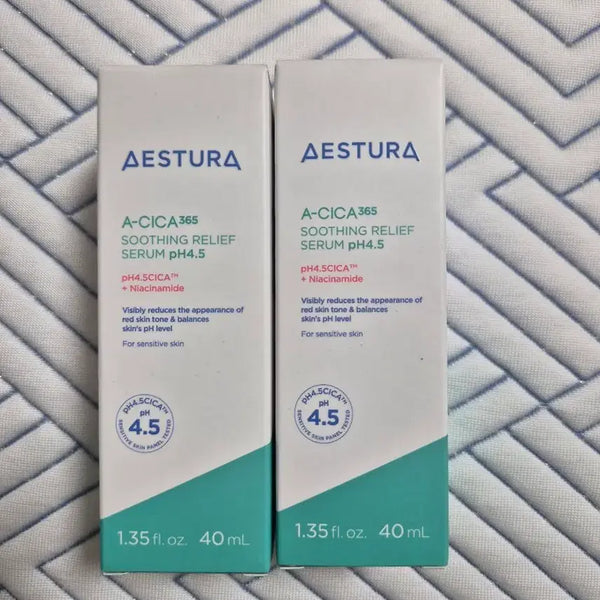 [BUNJANG] AESTURA Cica Serum 80ml (2-Piece Set) / 에스트라 시카세럼 40ml 2개